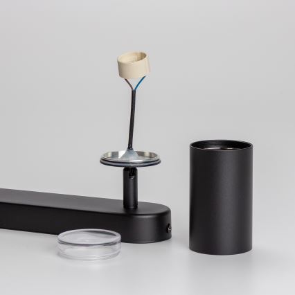Brilagi - Foco de baño SELE 2xGU10/30W/230V IP44 negro