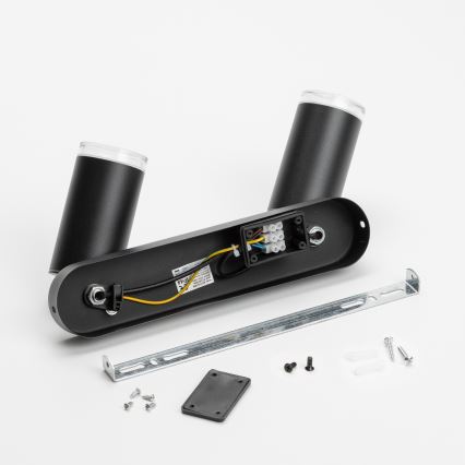 Brilagi - Foco de baño SELE 2xGU10/30W/230V IP44 negro