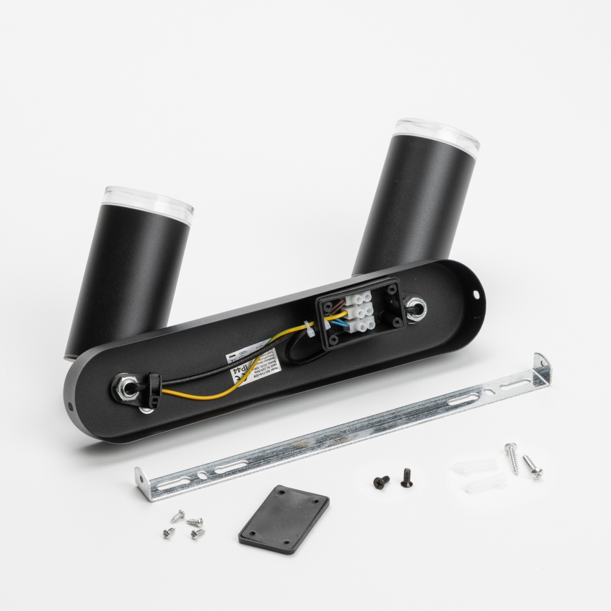 Brilagi - Foco de baño SELE 2xGU10/30W/230V IP44 negro