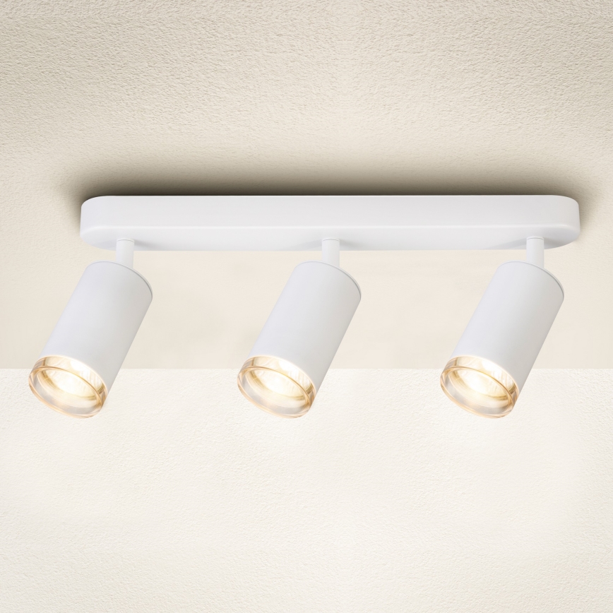 Brilagi - Foco de baño SELE 3xGU10/30W/230V IP44 blanco