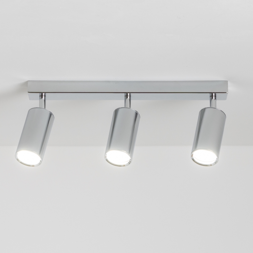 Brilagi - Foco de baño SELE 3xGU10/30W/230V IP44 cromo brillante