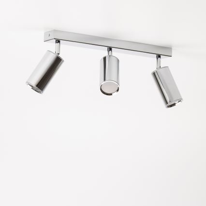 Brilagi - Foco de baño SELE 3xGU10/30W/230V IP44 cromo brillante