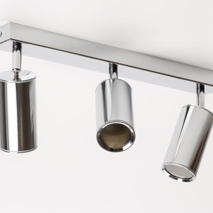 Brilagi - Foco de baño SELE 3xGU10/30W/230V IP44 cromo brillante
