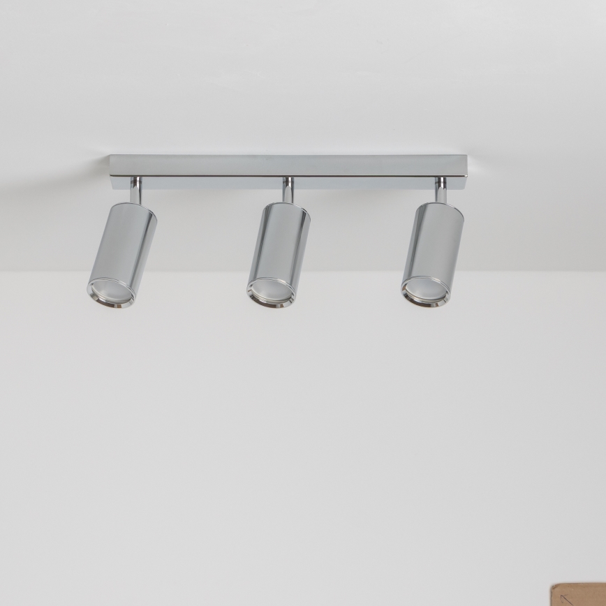 Brilagi - Foco de baño SELE 3xGU10/30W/230V IP44 cromo brillante
