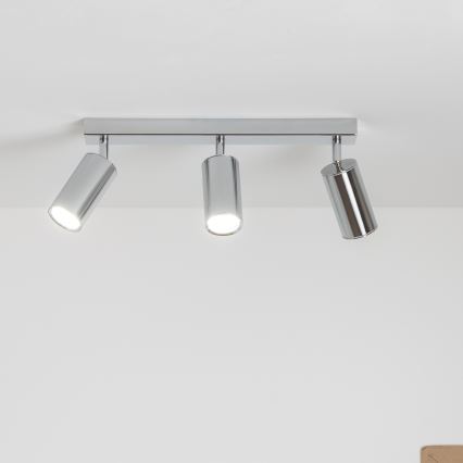Brilagi - Foco de baño SELE 3xGU10/30W/230V IP44 cromo brillante