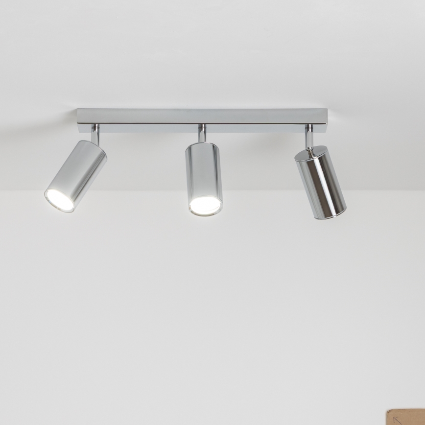 Brilagi - Foco de baño SELE 3xGU10/30W/230V IP44 cromo brillante