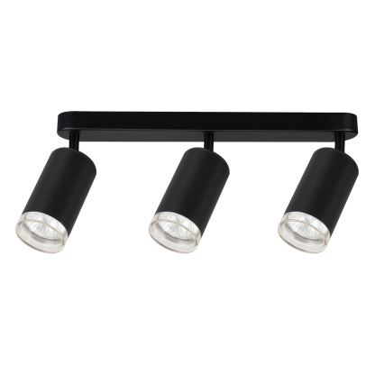 Brilagi - Foco de baño SELE 3xGU10/30W/230V IP44 negro