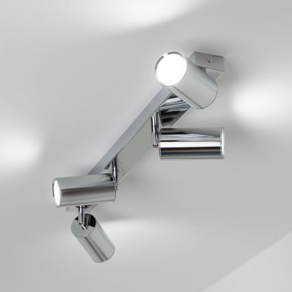 Brilagi - Foco de baño SELE 4xGU10/30W/230V IP44 cromo brillante