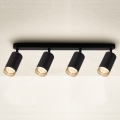 Brilagi - Foco de baño SELE 4xGU10/30W/230V IP44 negro