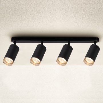 Brilagi - Foco de baño SELE 4xGU10/30W/230V IP44 negro