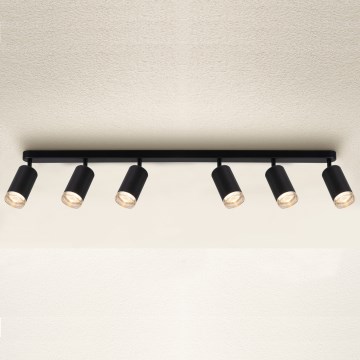 Brilagi - Foco de baño SELE 6xGU10/30W/230V IP44 negro