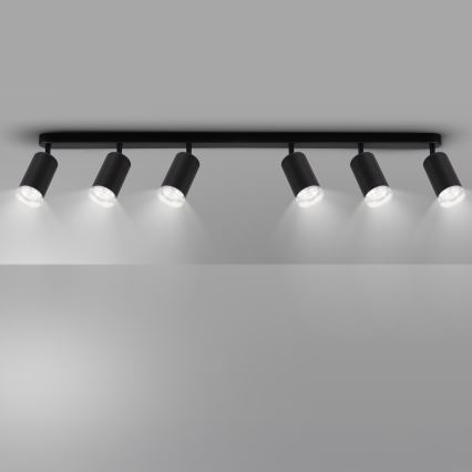 Brilagi - Foco de baño SELE 6xGU10/30W/230V IP44 negro