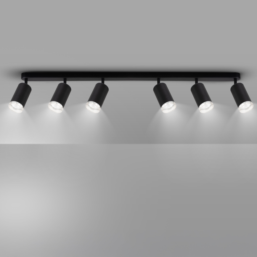 Brilagi - Foco de baño SELE 6xGU10/30W/230V IP44 negro