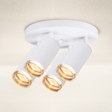 Brilagi - Foco de baño SELE AQUA 4xGU10/30W/230V IP44 blanco