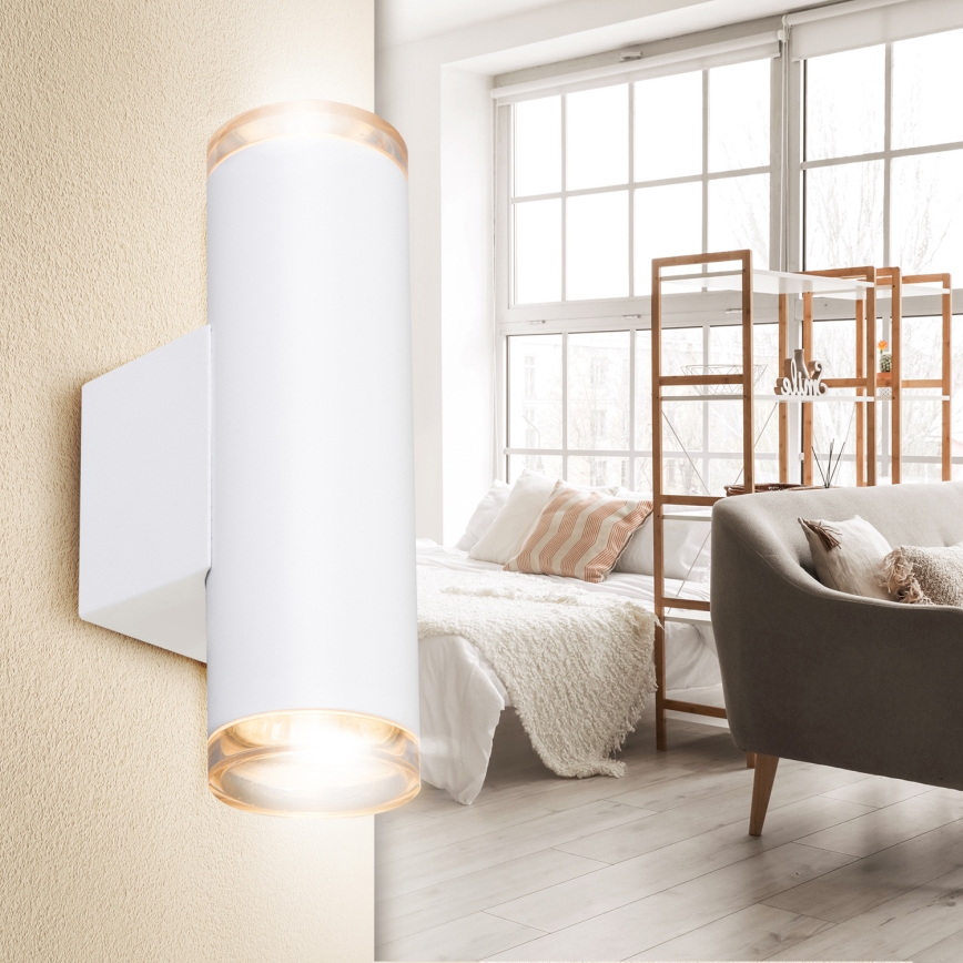Brilagi - Aplique de baño SELE AQUA 4xGU10/30W/230V IP44 blanco