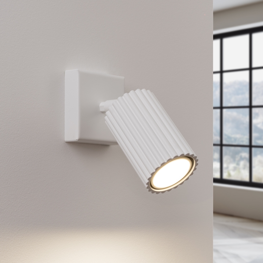 Brilagi - Foco de pared CRESTO 1xGU10/10W/230V blanco