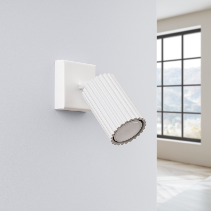 Brilagi - Foco de pared CRESTO 1xGU10/10W/230V blanco