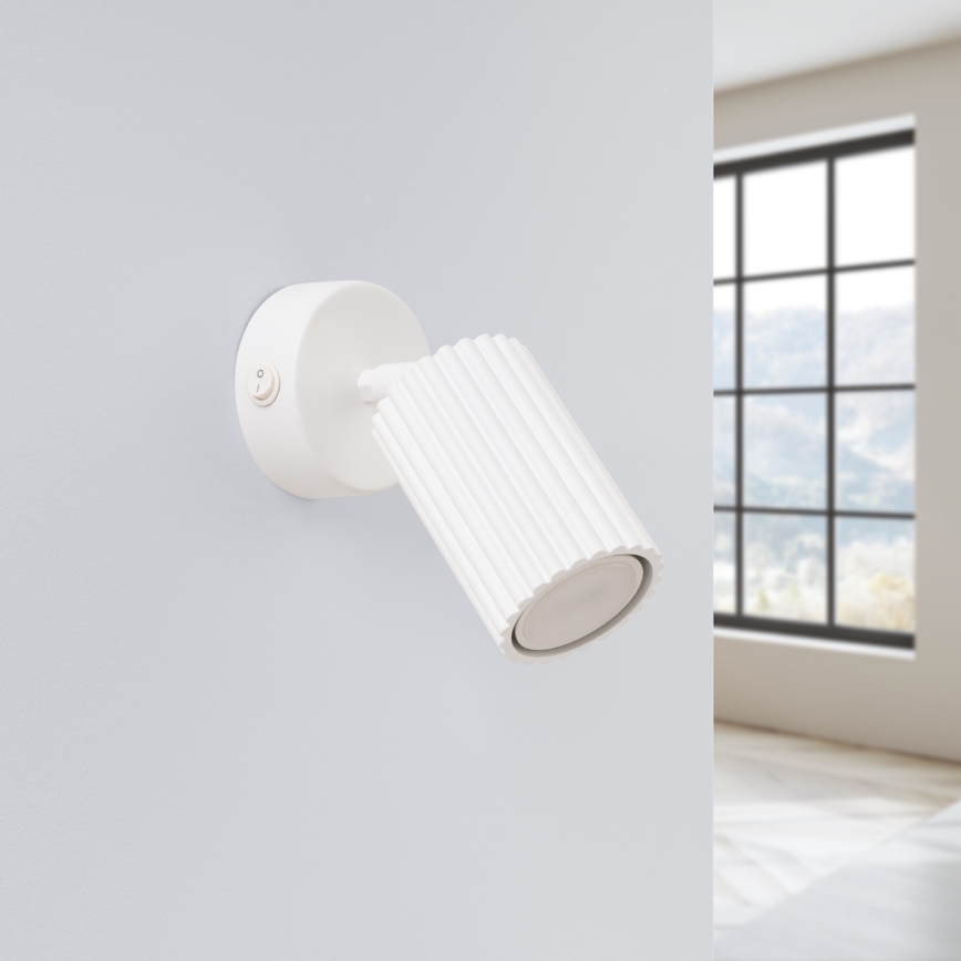 Brilagi - Foco de pared CRESTO 1xGU10/10W/230V blanco
