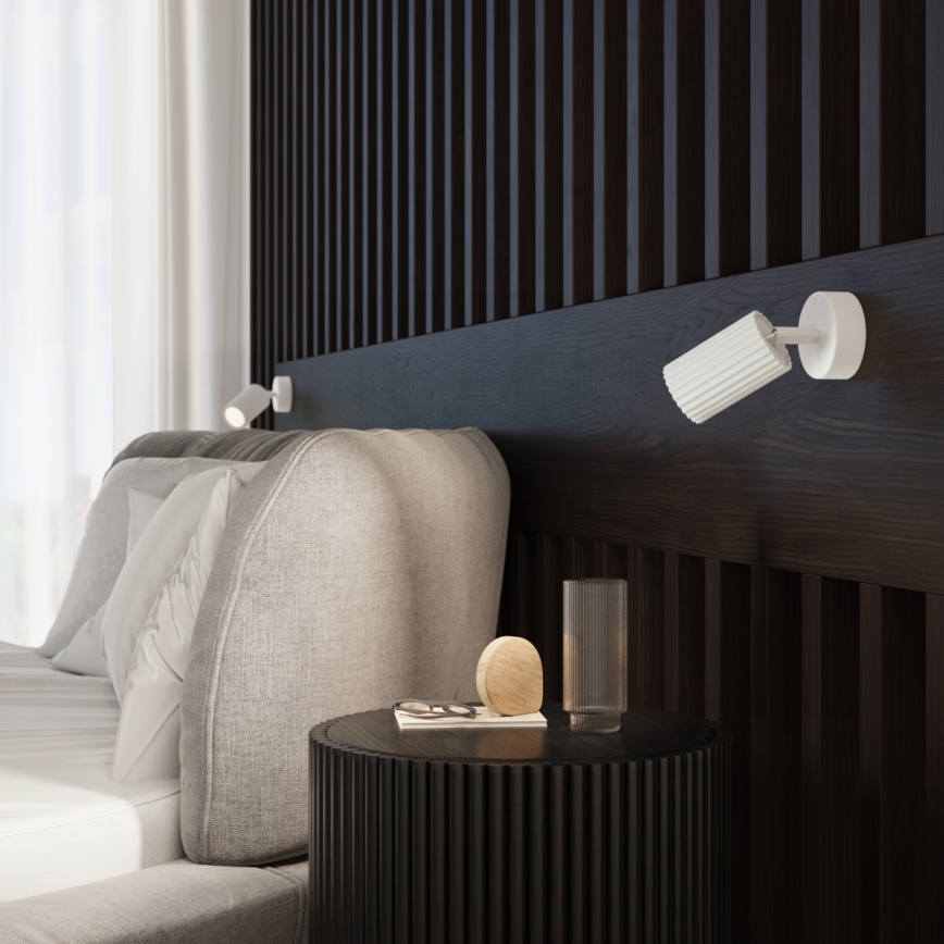 Brilagi - Foco de pared CRESTO 1xGU10/10W/230V blanco