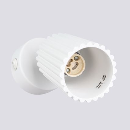 Brilagi - Foco de pared CRESTO 1xGU10/10W/230V blanco