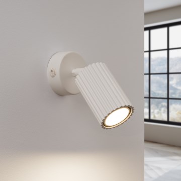Brilagi - Foco de pared CRESTO 1xGU10/10W/230V color crema