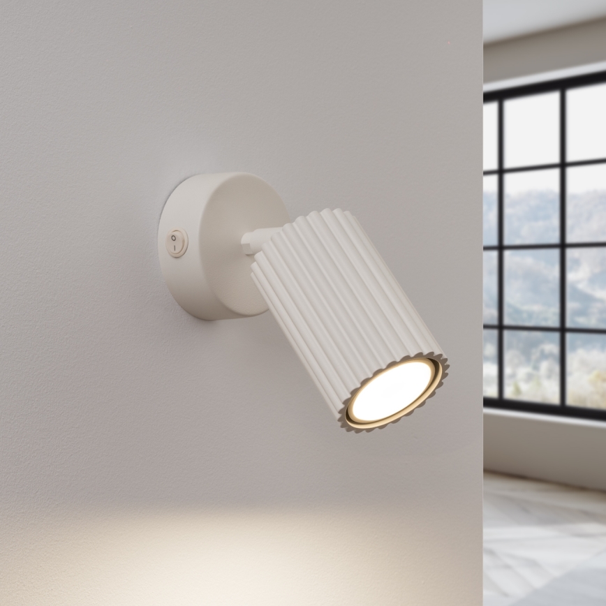 Brilagi - Foco de pared CRESTO 1xGU10/10W/230V color crema