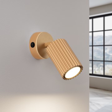 Brilagi - Foco de pared CRESTO 1xGU10/10W/230V dorado
