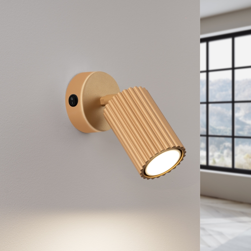 Brilagi - Foco de pared CRESTO 1xGU10/10W/230V dorado