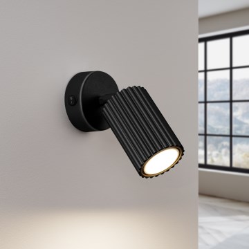 Brilagi - Foco de pared CRESTO 1xGU10/10W/230V negro