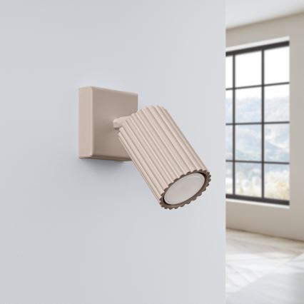 Brilagi - Foco de pared CRESTO 1xGU10/10W/230V taupe