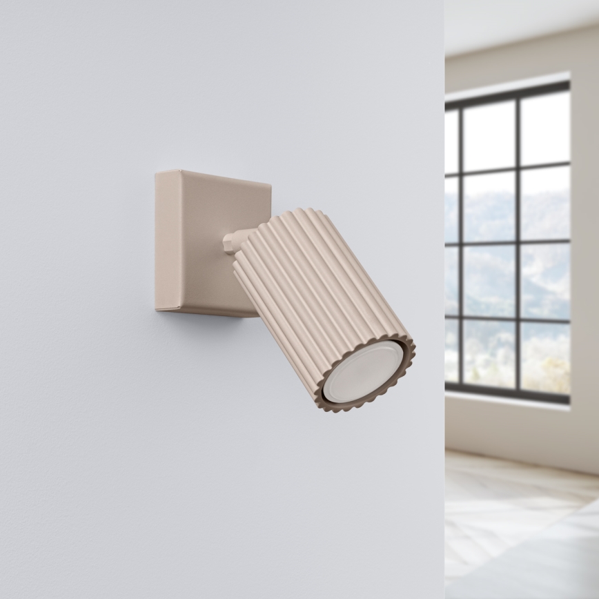 Brilagi - Foco de pared CRESTO 1xGU10/10W/230V taupe