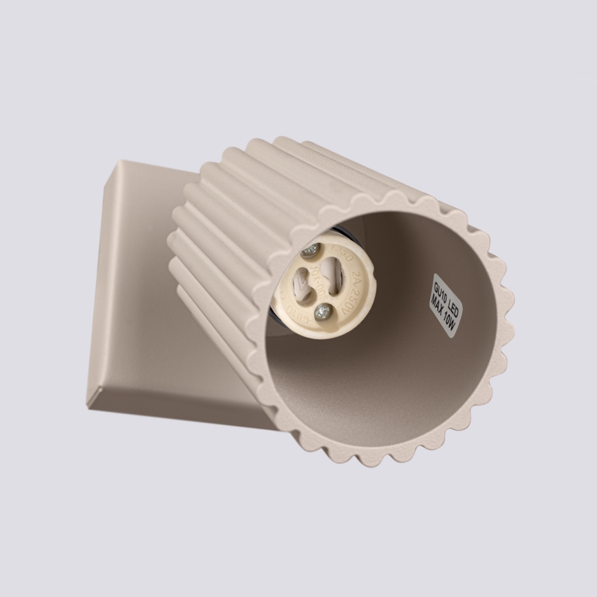 Brilagi - Foco de pared CRESTO 1xGU10/10W/230V taupe