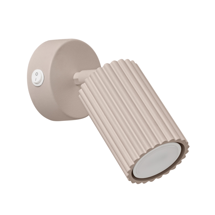 Brilagi - Foco de pared CRESTO 1xGU10/10W/230V taupe