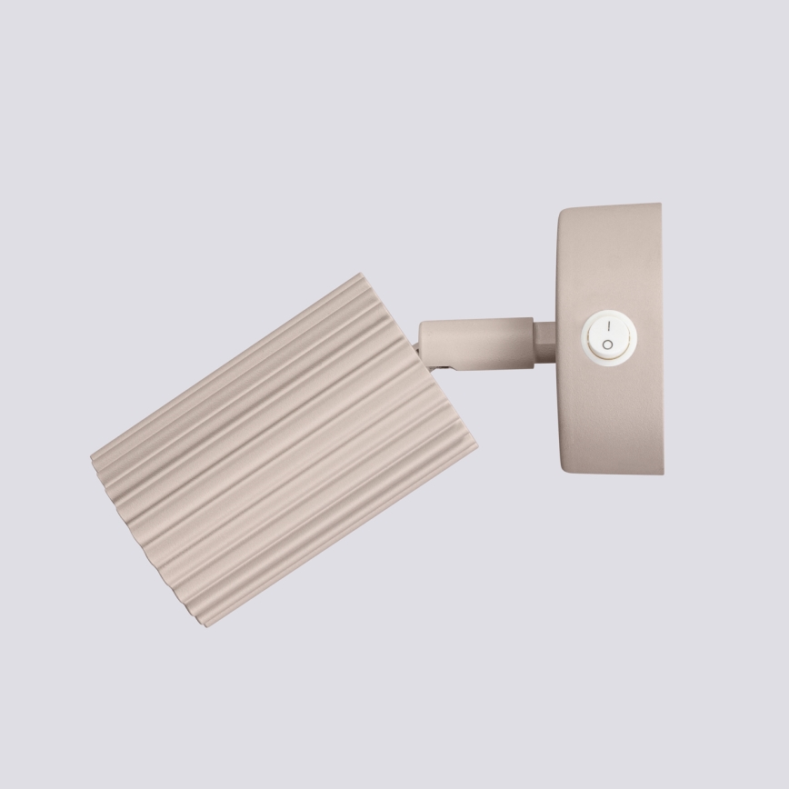 Brilagi - Foco de pared CRESTO 1xGU10/10W/230V taupe