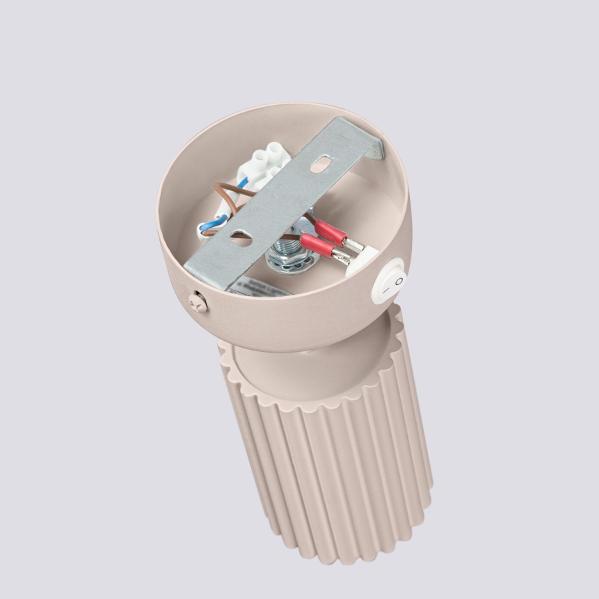 Brilagi - Foco de pared CRESTO 1xGU10/10W/230V taupe