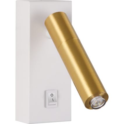 Brilagi - Foco de pared LED regulable MAYA 1xG9/4W/230V blanco/dorado 2700-6500K Wi-Fi Tuya