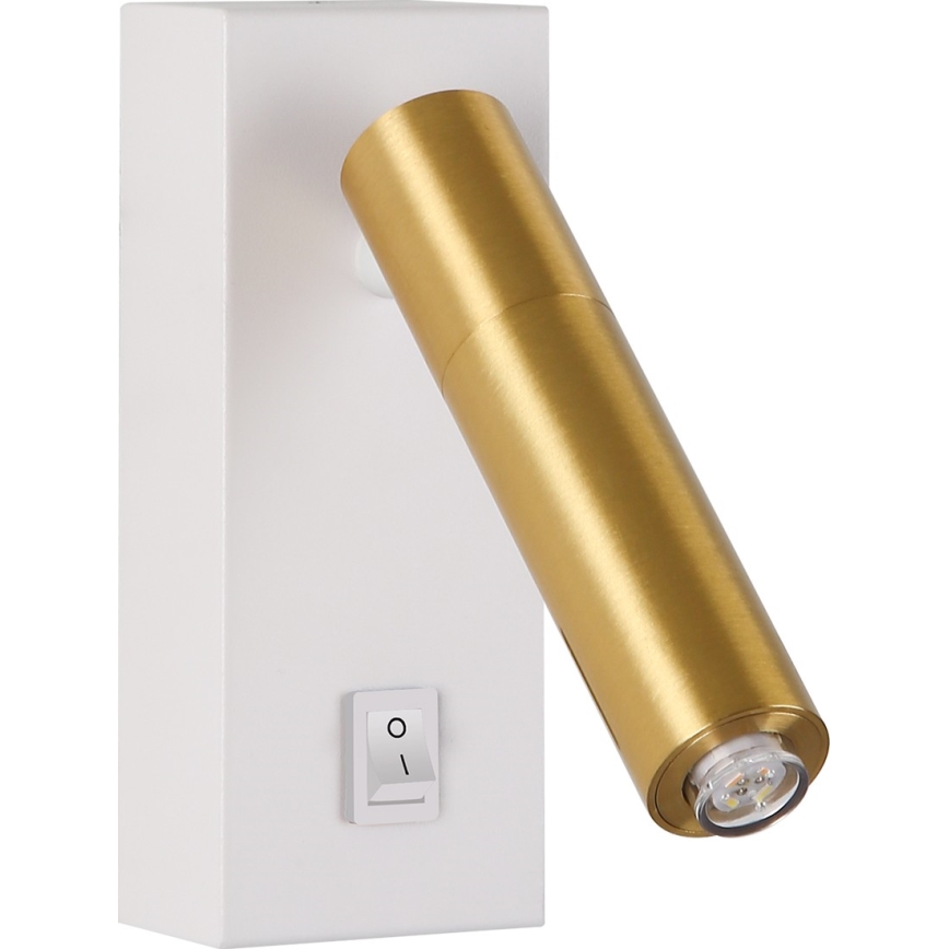Brilagi - Foco de pared LED regulable MAYA 1xG9/4W/230V blanco/dorado 2700-6500K Wi-Fi Tuya