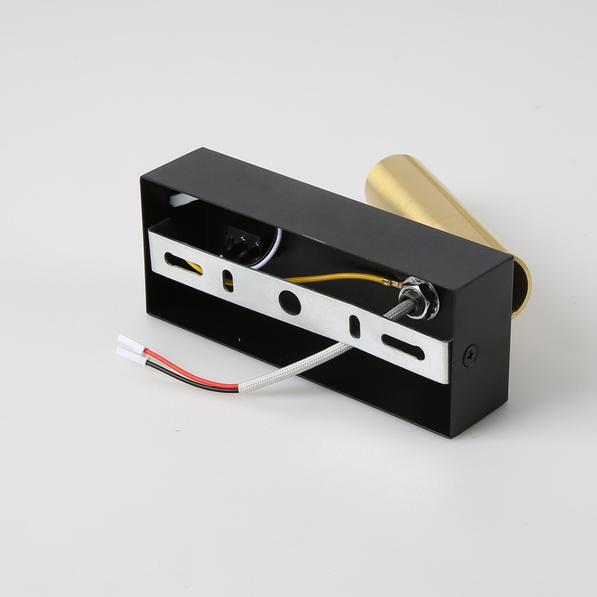 Brilagi - Foco de pared LED regulable MAYA 1xG9/4W/230V negro/dorado 2700-6500K Wi-Fi Tuya