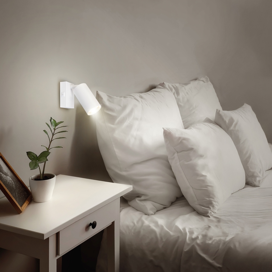 Brilagi - Foco de pared SELE 1xGU10/30W/230V blanco