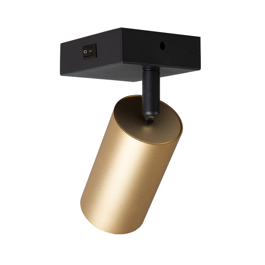 Brilagi - Foco de pared SELE 1xGU10/30W/230V negro/dorado
