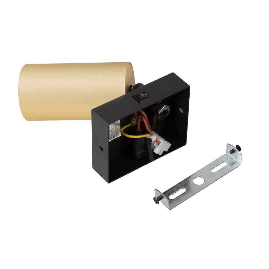 Brilagi - Foco de pared SELE 1xGU10/30W/230V negro/dorado