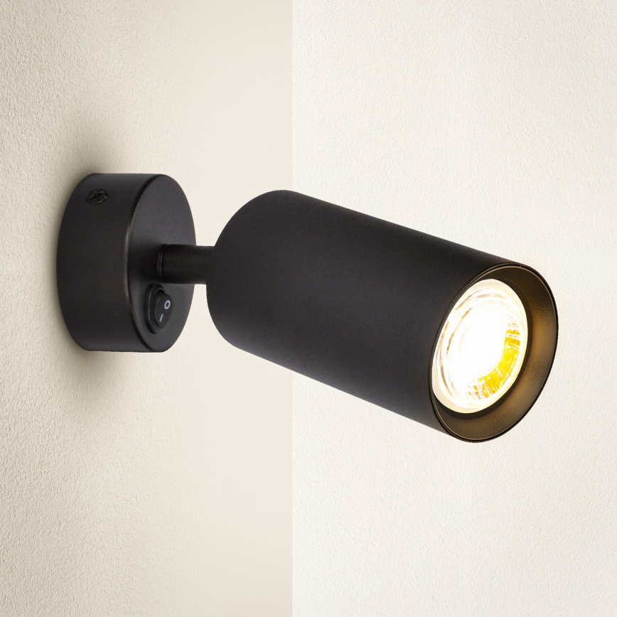 Brilagi - Foco de pared SELE 1xGU10/30W/230V negro