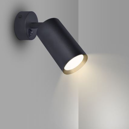 Brilagi - Foco de pared SELE 1xGU10/30W/230V negro