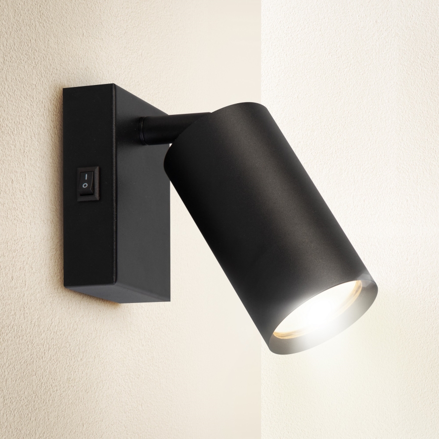 Brilagi - Foco de pared SELE 1xGU10/30W/230V negro