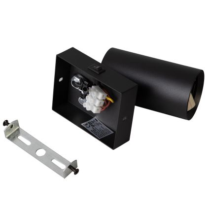 Brilagi - Foco de pared SELE 1xGU10/30W/230V negro