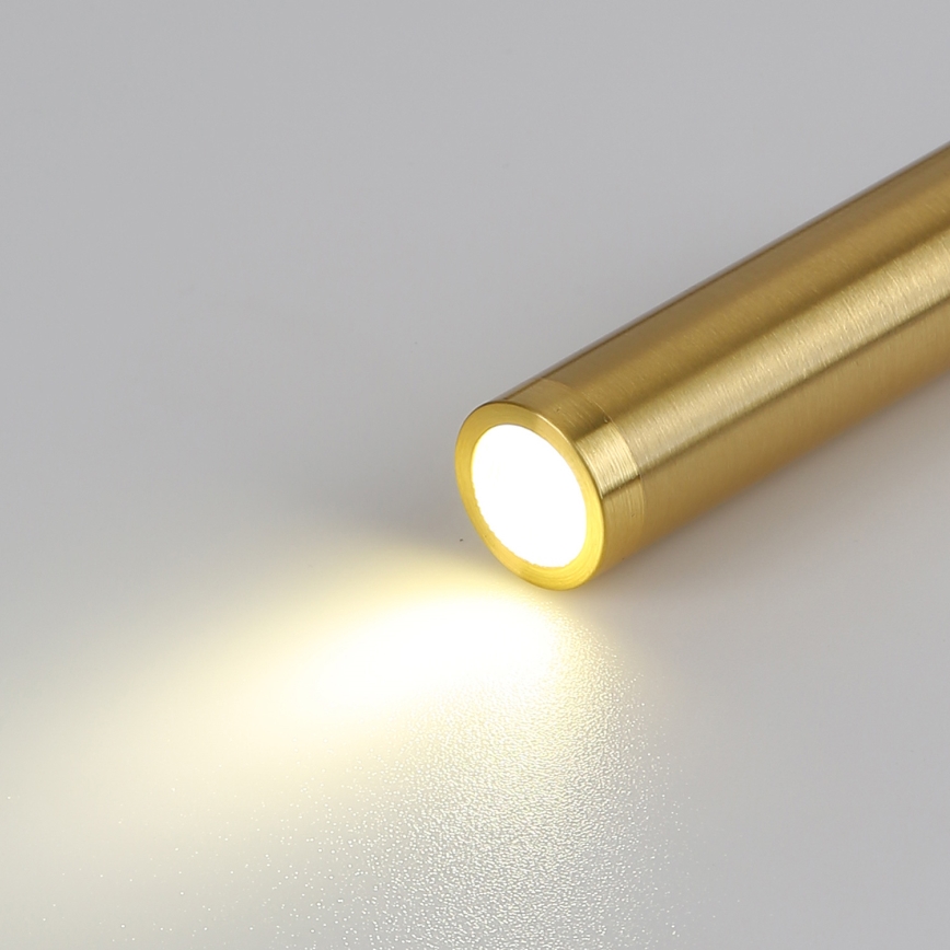 Brilagi - Foco LED de pared MAYA LED/3W/230V 4000K blanco/dorado