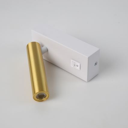 Brilagi - Foco LED de pared MAYA LED/3W/230V 4000K blanco/dorado