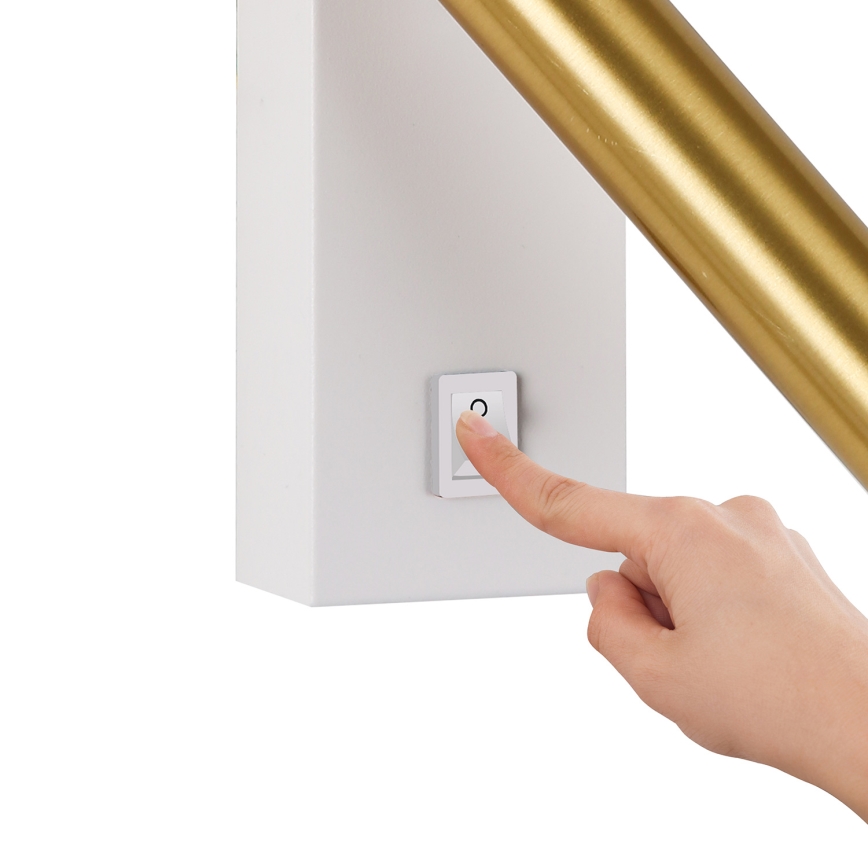 Brilagi - Foco LED de pared MAYA LED/3W/230V 4000K blanco/dorado