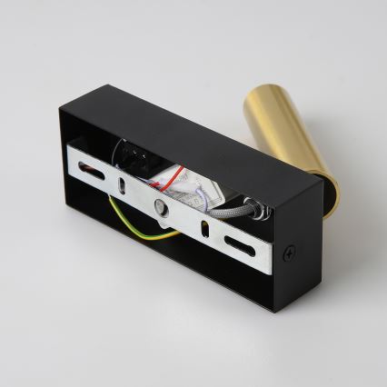 Brilagi - Foco LED de pared MAYA LED/3W/230V 4000K negro/dorado