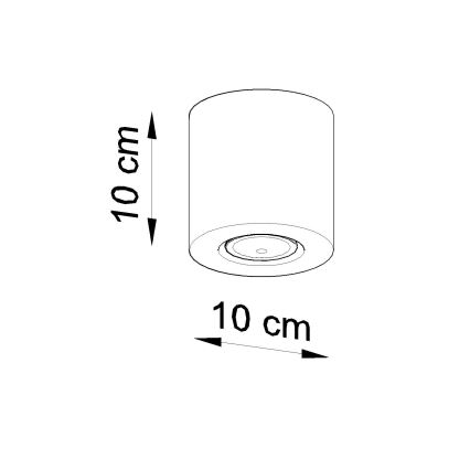 Brilagi -  Foco LED FRIDA 1xGU10/7W/230V concreto